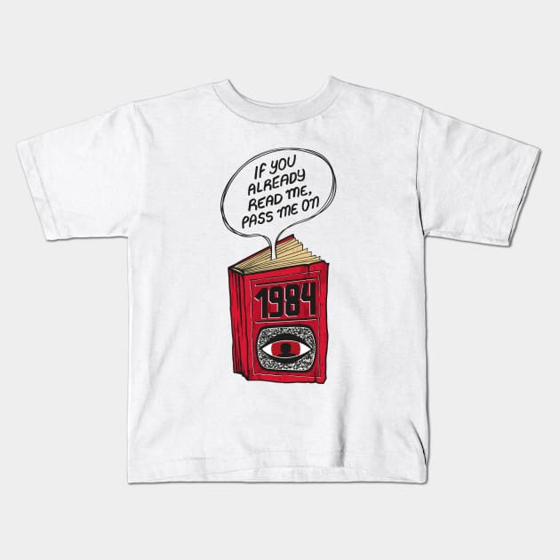 1984 Kids T-Shirt by JuanGuilleBisbal